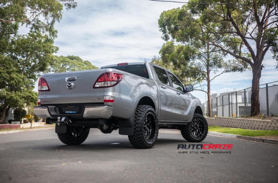 MAZDA BT 50 MO985 GLOSS BLACK MACHINED